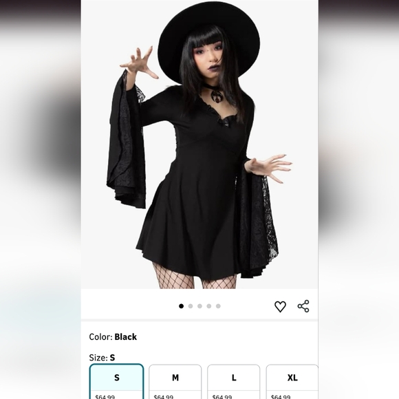 Killstar Hagatha Sorceress Dress - Picture 8 of 10